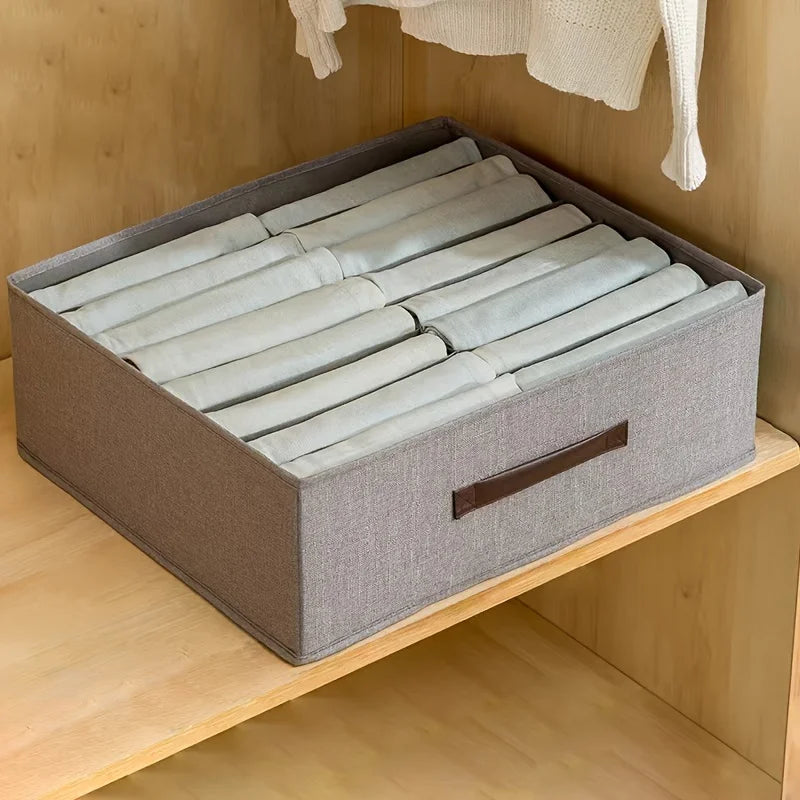 Clothes Pants Storage Compartment Basket Drawer Enlarged Double Row Qme