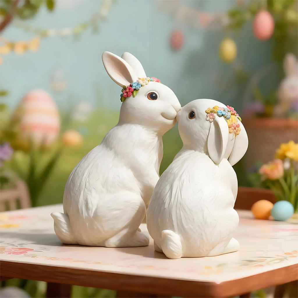 Soap Molds 3D Eater Home Decor 2 Pieces Bunny Candle Craft Molds For Plaster Chocolate Clay Living Room Bedroom Kitchen Study Qme