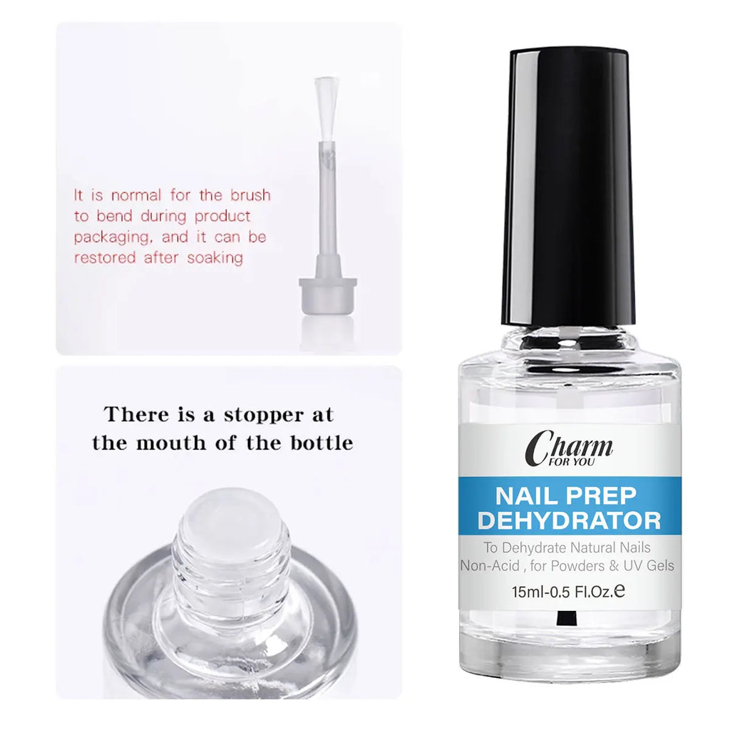 Gel Nail Preparation Drying Agent Acid-free Base Coat Alcohol-free Qme