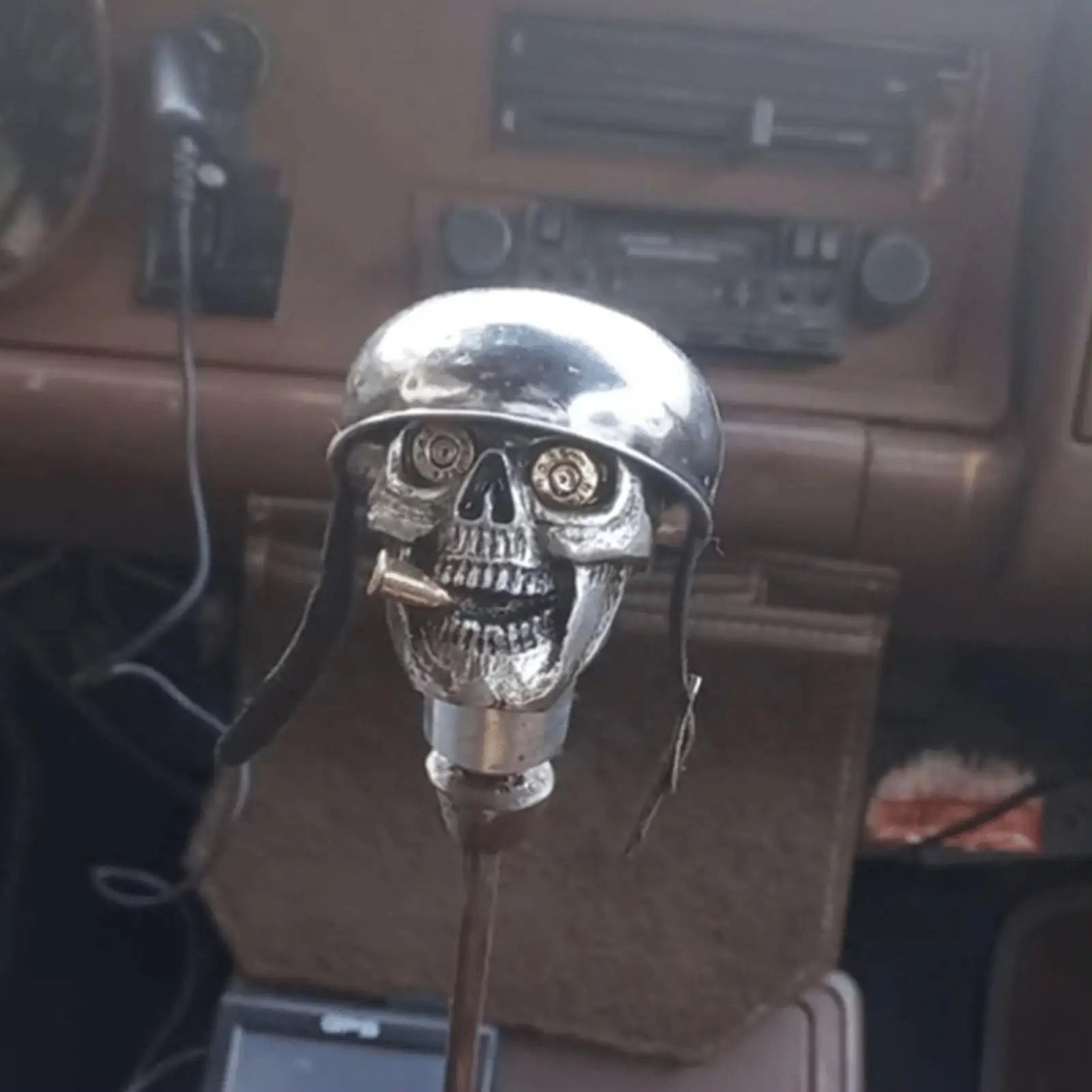 Skull Gear Shift Knob Shift Stick Protector Skeleton Gear Shifter Funny Cover Protector Decorations for Car Automobile Truck Qme