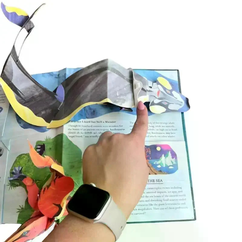 Sharks And Other Sea Monsterss Vivid Illustrations Interactive 3D Sharks Model Book Gift Qme