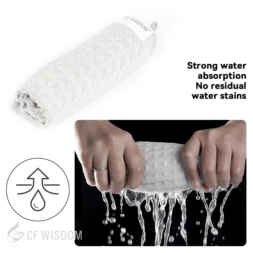 Barista Coffee Towel Absorbent Microfiber Cleaning Cloth Espresso Qme