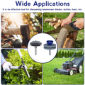 A02F-Lawn Mower Blade Sharpener For Drill, 4PCS Mower Blade Sharpener With Blade Balancer, Wear Lawnmower Blade Sharpener Qme As Shown A
