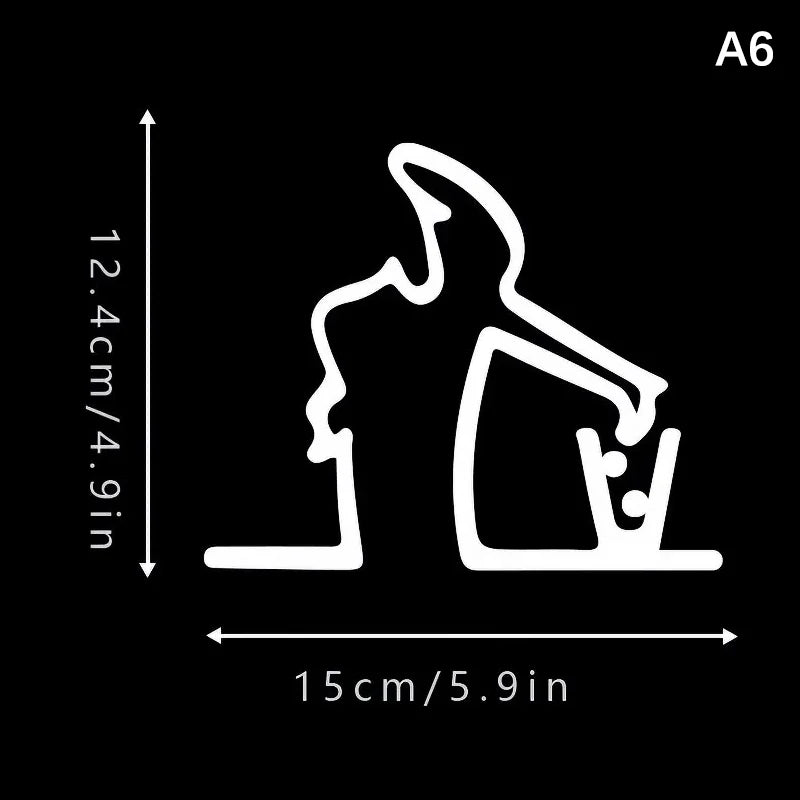 Wall Sticker Minimalist Self-adhesive Waterproof Decal Walls Doors Qme A6