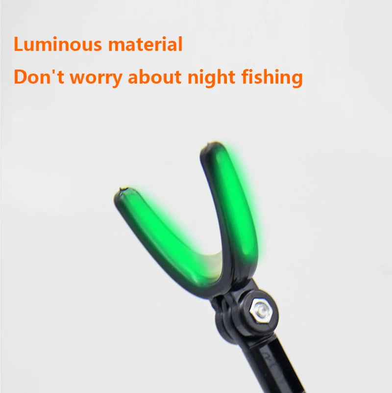 Fishing Rod Rest Head 360 Degree Rotations Bracket Bridge Raft Qme