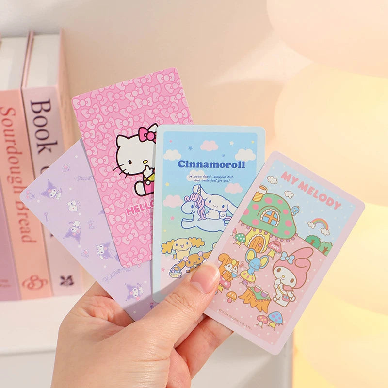 Hello Kitty: Cute, Cartoon-Style, Fun, and Casual Entertainment Melody & Hello Kitty Series Playing Cards Game Cards Qme