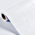 40cm Self-adhesive Simple White Wood Grain Kitchen Living Room Wardrobe Cabinet Desktop Old Furniture Renovation Color Change Qme A 40cmX20m