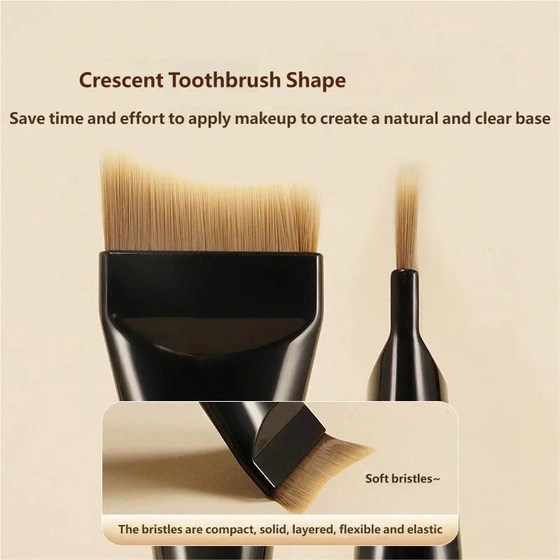 5 In1 Makeup Brush Foundation Make-up Brush Multi Function Travel Cover Brush Eye Shadow Concealer Face Repair Eyebrow Brush Qme