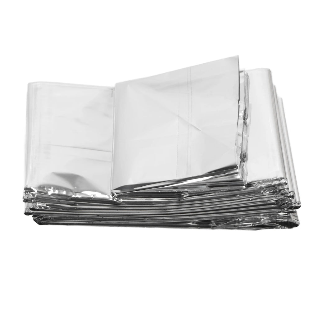 Survival Blanket Portable Emergency Blankets Reflective Multifuncational Waterproof Folding Keep Dry for Camping Qme