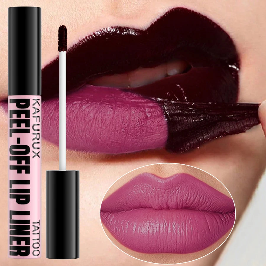 7 Colors Peel Off Lip Stain Reveal Long Lasting Waterproof Pink Tint Qme 201