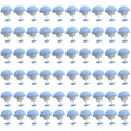 60-4PCS Bed Sheet Clip Quilt Anti Slip Safety Fixing Clip Blanket Anti Slip Deformation One Key Unlock Fastener Bed Accessories Qme Blue 60pcs