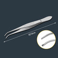 Medical Ophthalmic Tweezers Eye Surgical Elbow Straight Molluscum Hook Qme Silver