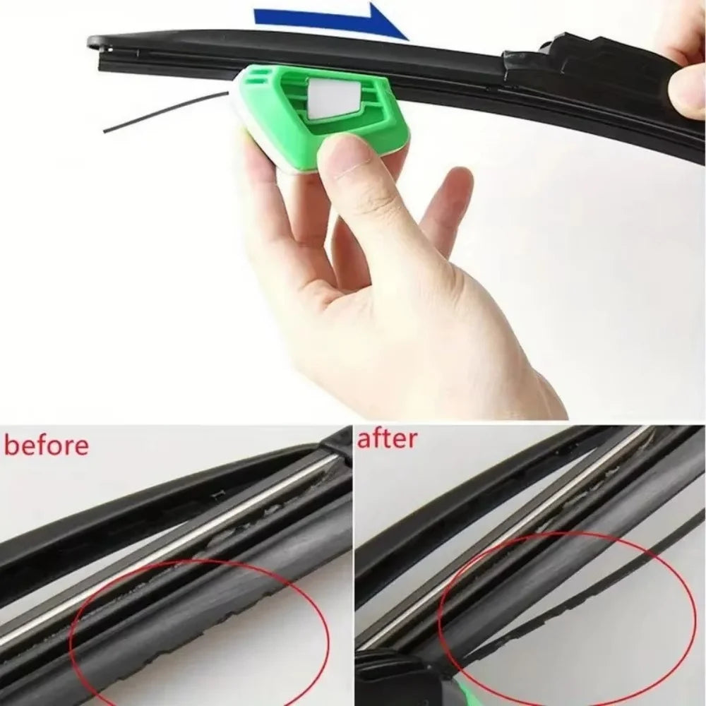 Car Wiper Repair Tool Regroove Tool Trimmer Restorer Windscreen Wiper Blade Wiperblade Cutter Rubber Universal Car Accessories ﻿ Qme