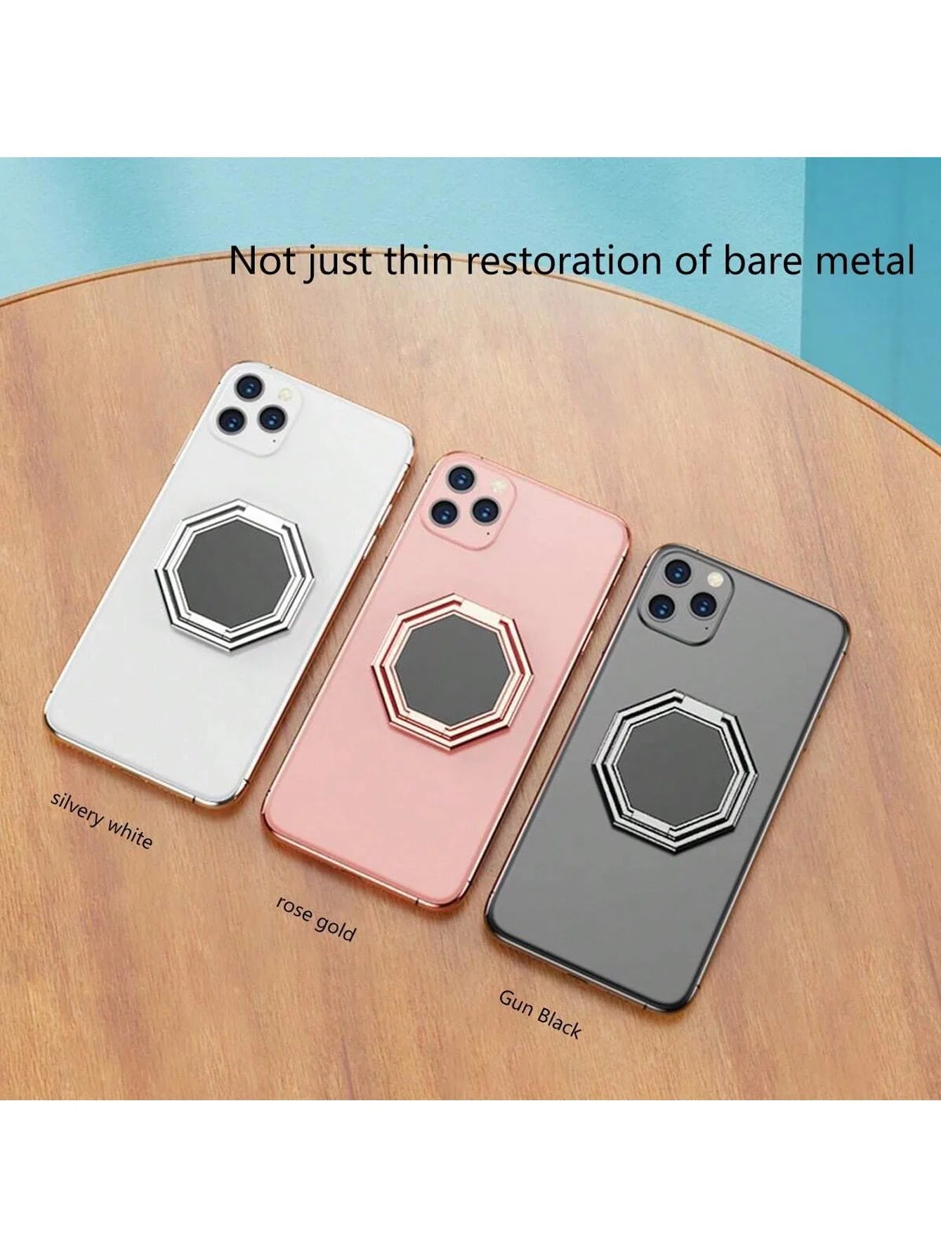 Zinc Alloy Mobile Phone Tablet Ring Holder Folding Stand 360 1 Qme