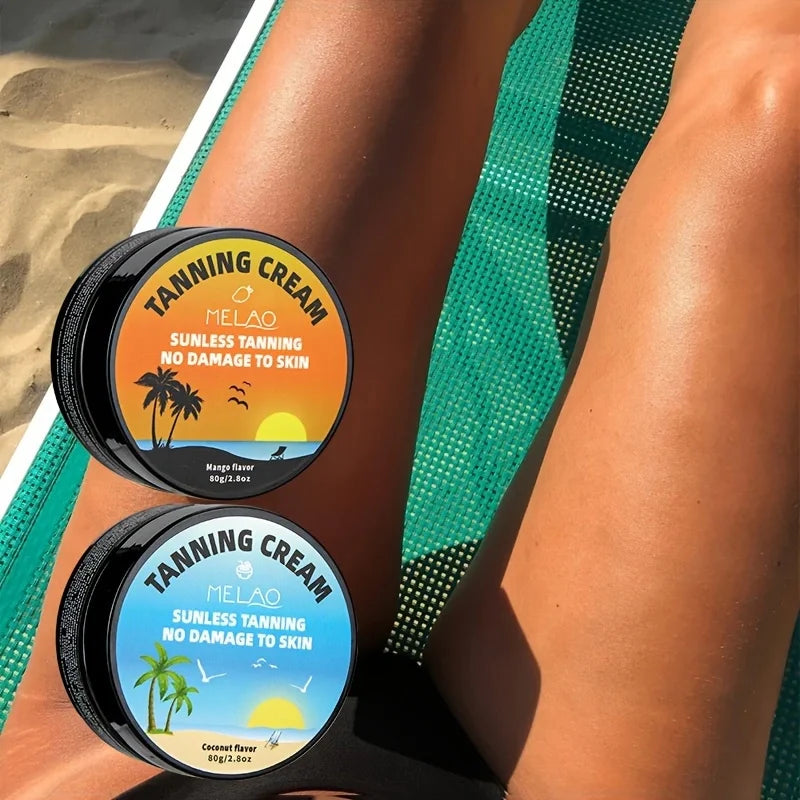 MELAO Sunless Self Tanning Cream For Body, Sunless Tanning Lotion For Men & Women Qme