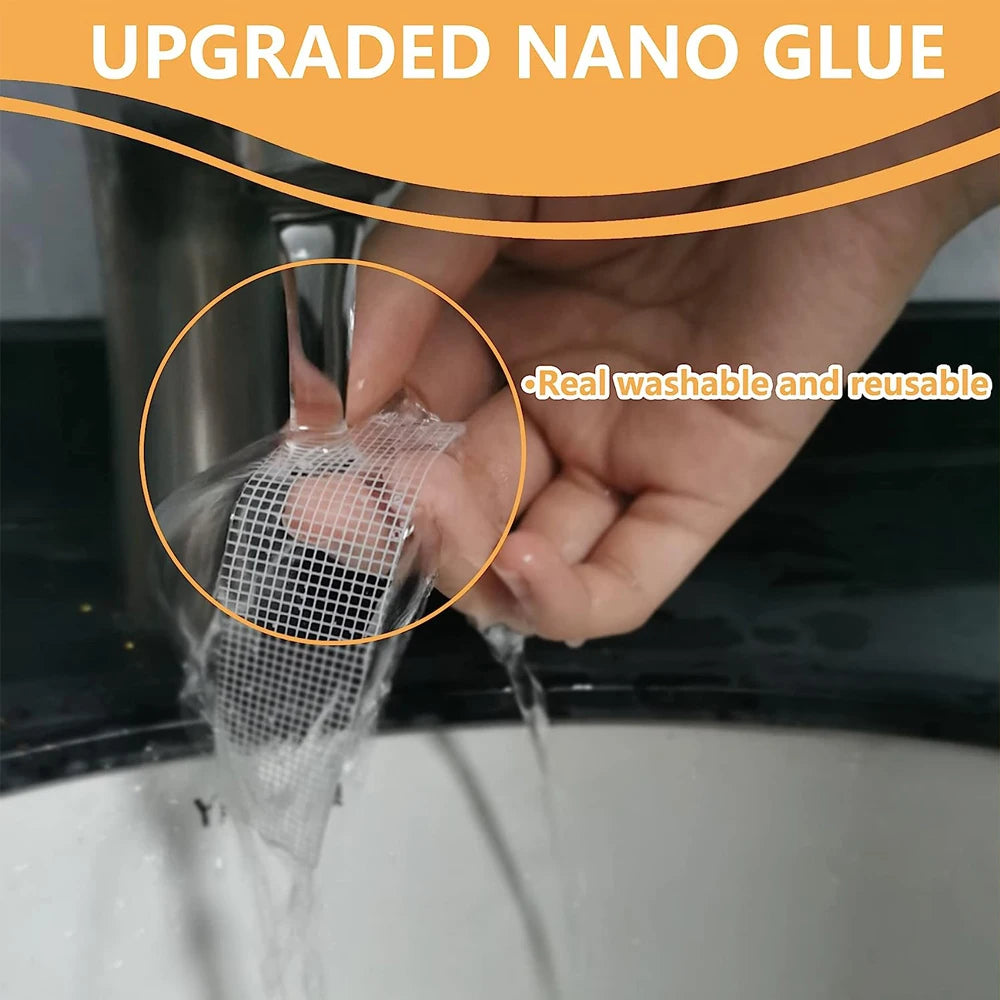1-10m Ultra-strong Double-sided Adhesive Nano Tape Clear Removable Waterproof Extra Strong Sticky Strip Heavy-duty Two Side Tape Qme
