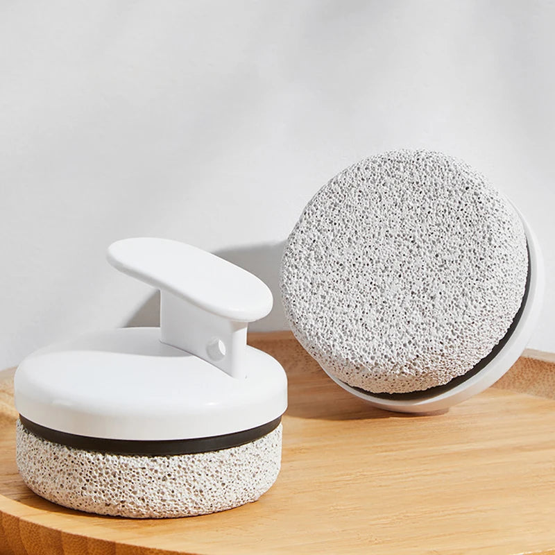 Exfoliating Foot File Round Volcanic Pumice Stone Home Use Designed Qme