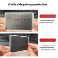 Anti-demag Anti-peep Card Holder Double-sided ID Protective Cover Qme Default Title