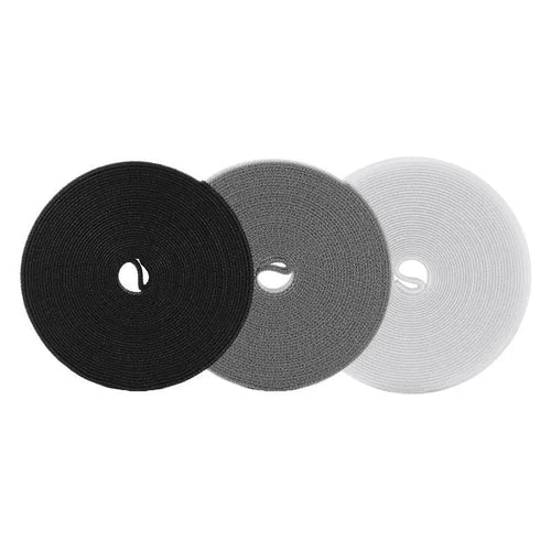 10pcs 1.2cmx5m Data cable storage velcro cable tie cable management home computer cable bundle fixing strap self-adhesive Qme
