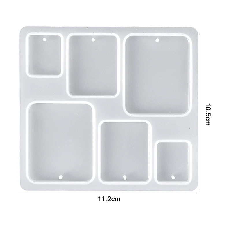 Earring Resin Silicone Molds Pendant Epoxy DIY Craft Women Earrings