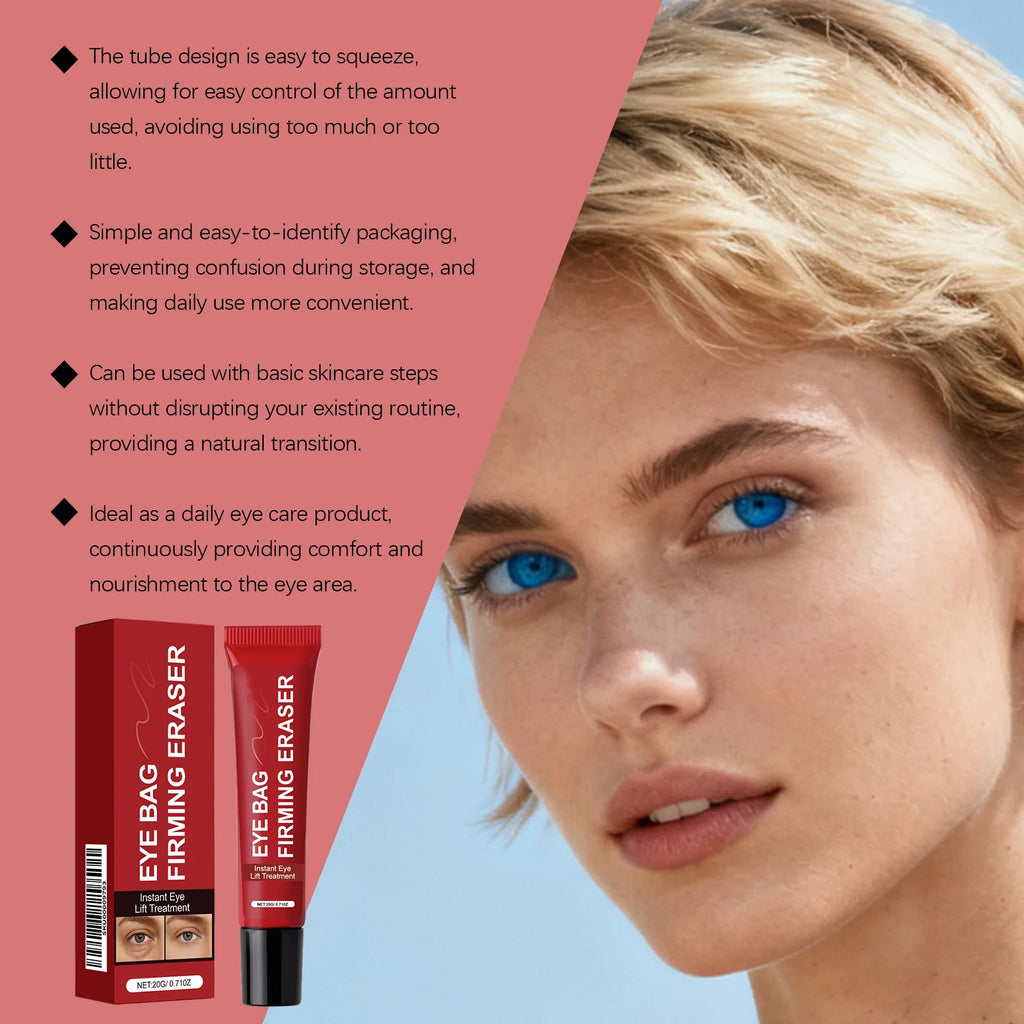 Retinol Eye Cream Firming Eye Bags Lightening Dark Circles Anti Aging Moisturizing Tightening Skin Instant Eye Lifting Treatment Qme