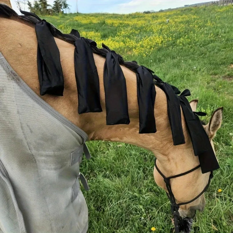 Premium Horse Mane Protection Sleeve Anti-friction Guard Stops Qme