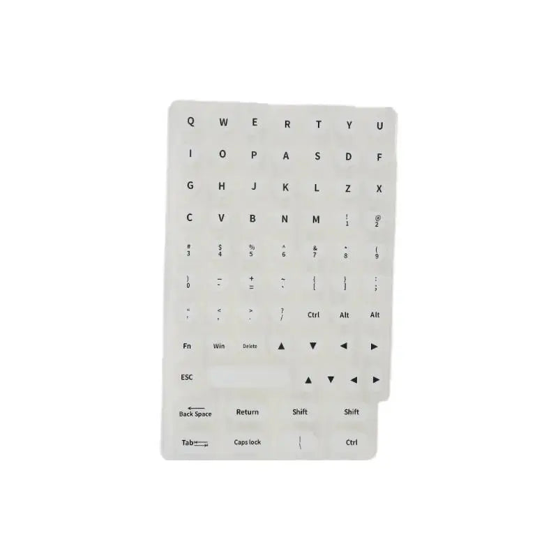 Ultra-thin Silicone Keycap Sticker Long Nails Dustproof Waterproof Qme A5