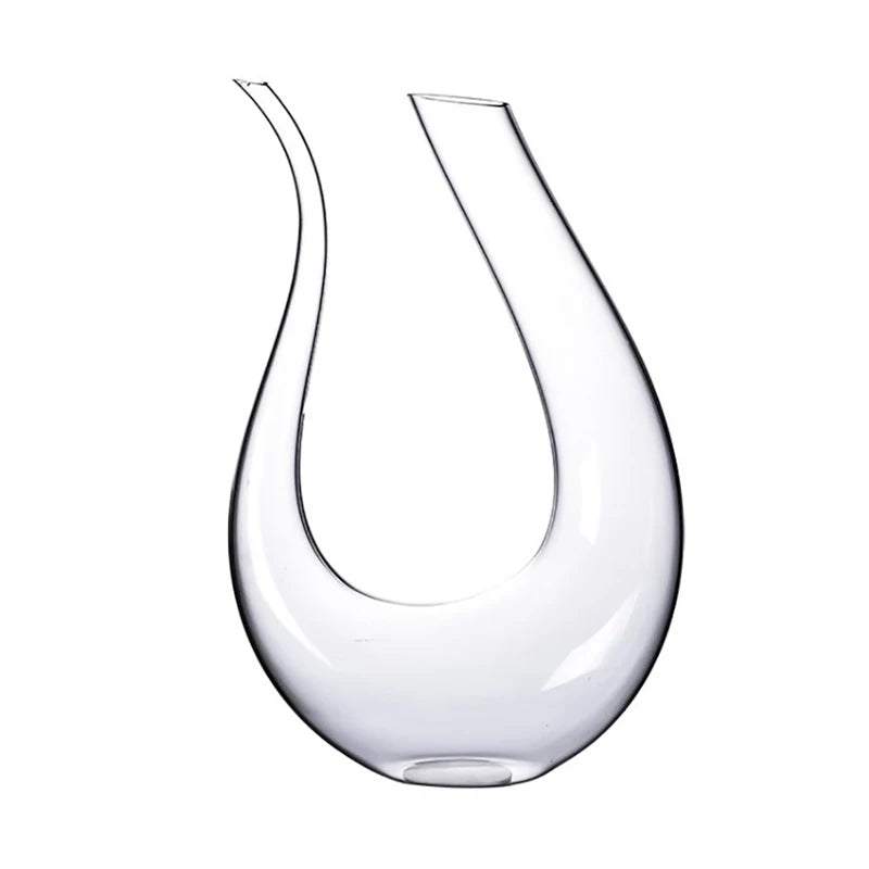 Crystal U-shaped Wine Decanter Box Swan Creative Separator Qme onesize