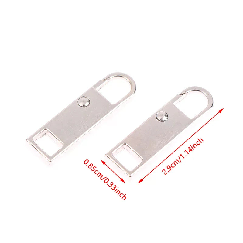 Zipper Slider Puller Replacement Removable Head Luggage Schoolbag Qme