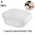 Rice Sub Packaging Fresh-keeping Box Frozen Heated Microwave Oven Qme A 5pcs
