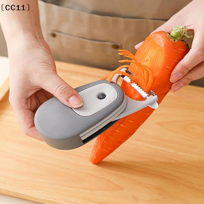 3-in-1 Portable Fruit Cucumber Peeler Vegetable Tools Outdoor Home Qme