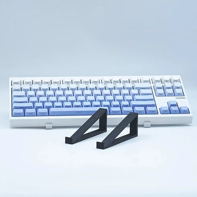 2Pcs Portable Keyboard Elevated Stand,20° Ergonomic Keyboard Tilt Stand, Raised Keyboard Computer Keyboard Riser Accessories Qme