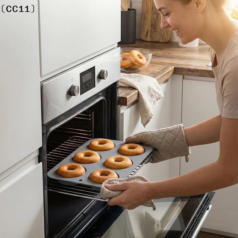 Silicone Donut Mold DIY Handmade Cake Oven-resistant Temperature Qme