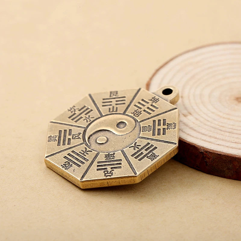 Taoism Bagua Diagrams Pendant Chinese Amulet Yin Yang Divination Qme
