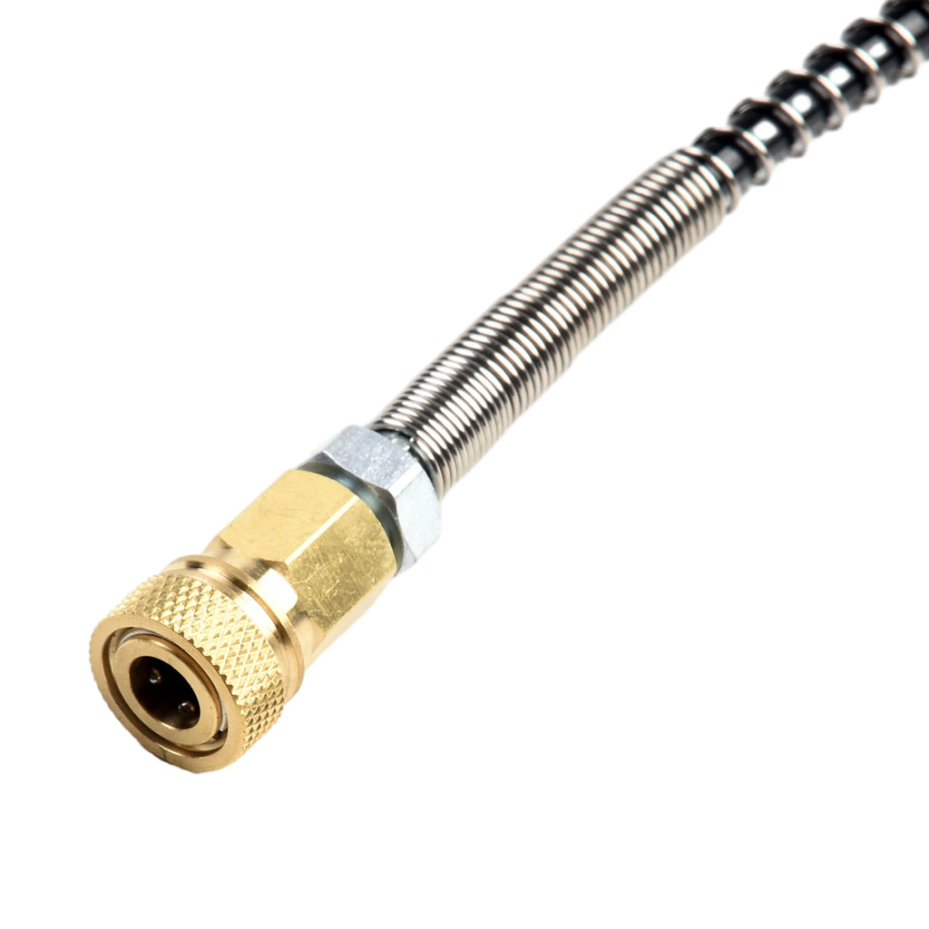 50cm 1.64ft M10×1 High Pressure Hose 63mpa Air Compressor Air Pump Filling Station Hose With Female Connector Pneumatic Parts Qme