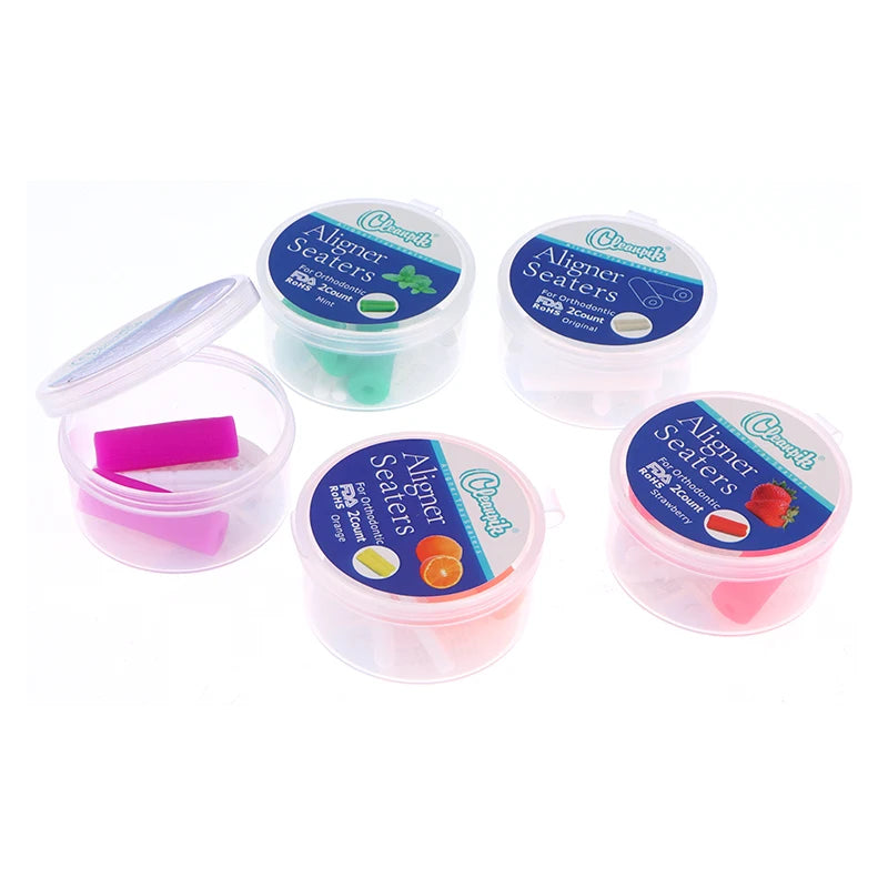 Teeth Chewie Patient Tooth Aligner Chewies Aligners Tray Brackets Qme