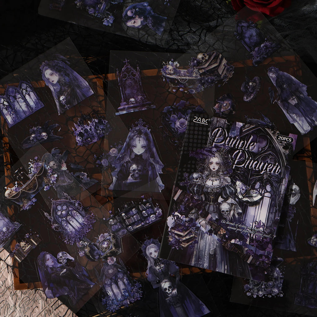 Gothic vampire 20/80 sheets Decorative Sticker Book Laptop Journal Photocard Stickers Kids Gift School Stationery Qme