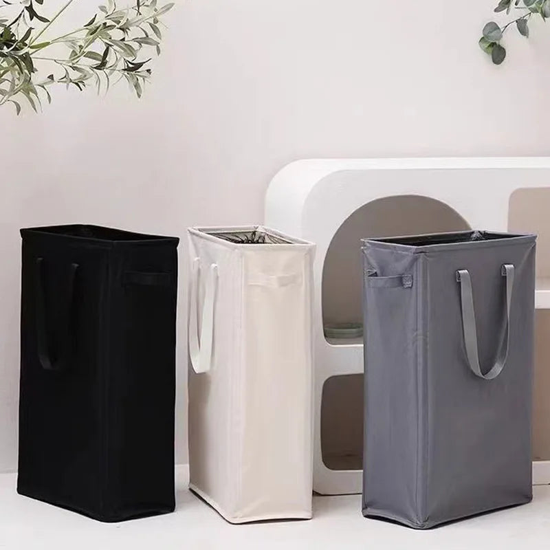 600D Oxford Foldable Laundry Basket Large Capacity Dirty Clothes Hamper & Toy Storage Bag Space Saving Home Organizer Qme