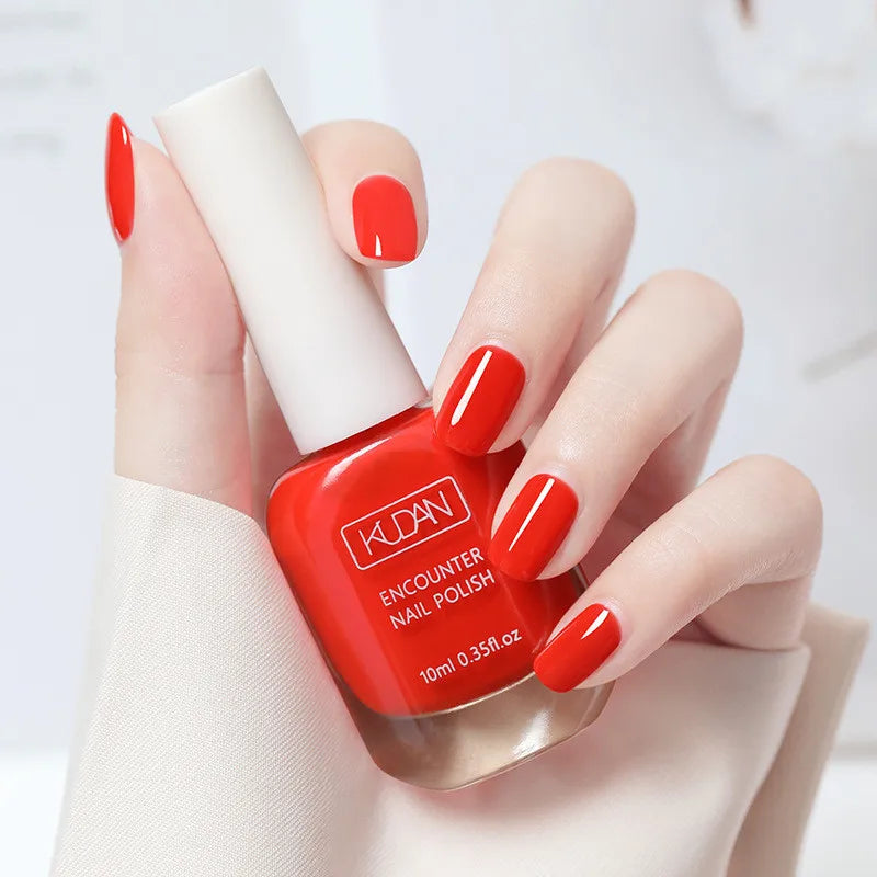 Water-based Nail Polish Long Lasting Tearable Quick Dry No Bake