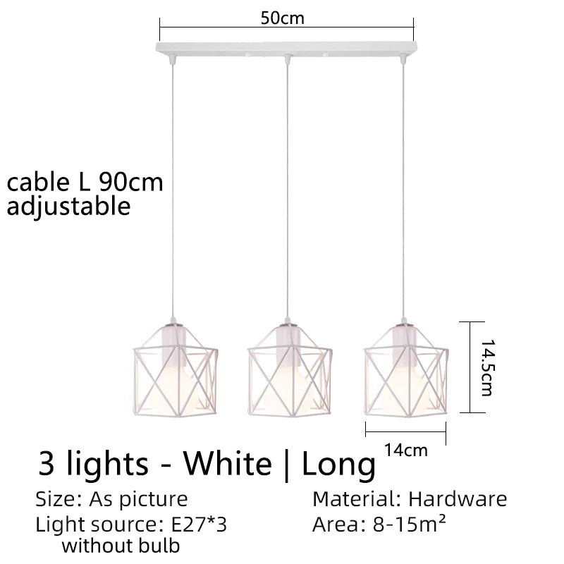 Round LED Ceiling Light Modern Home Decorative Ceiling Lighting Fixture Living Room Bedroom Indoor Kitchen Lighting Qme 3 heads long
