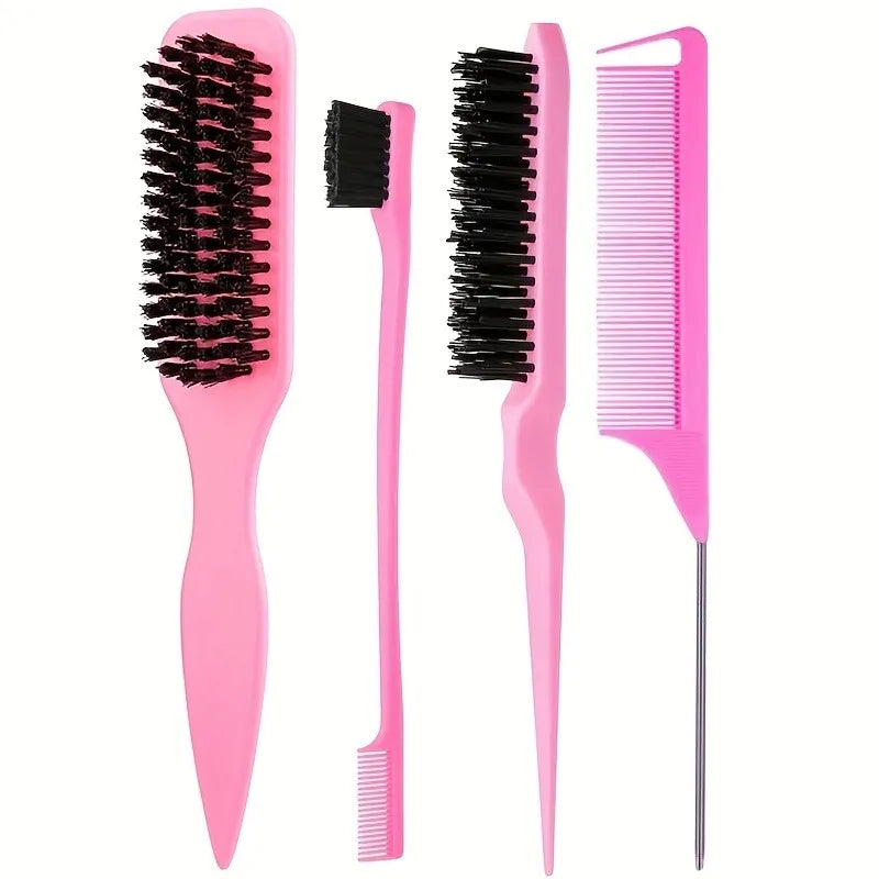 Professional Pointed Tail Comb Anti-static Nylon Bristles Precise Qme