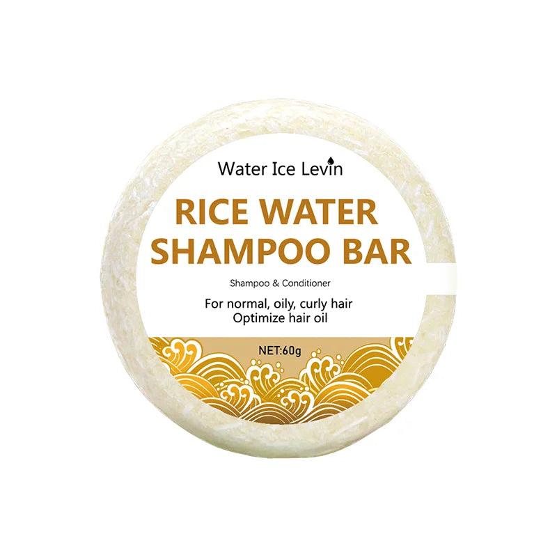 Organic Rice Shampoo Soap Bar Oil Free Conditioning Soap Rice Water Protein Nourishing Anti-loss Hair Hair Growth Soap Bar 60g Qme 1pcs