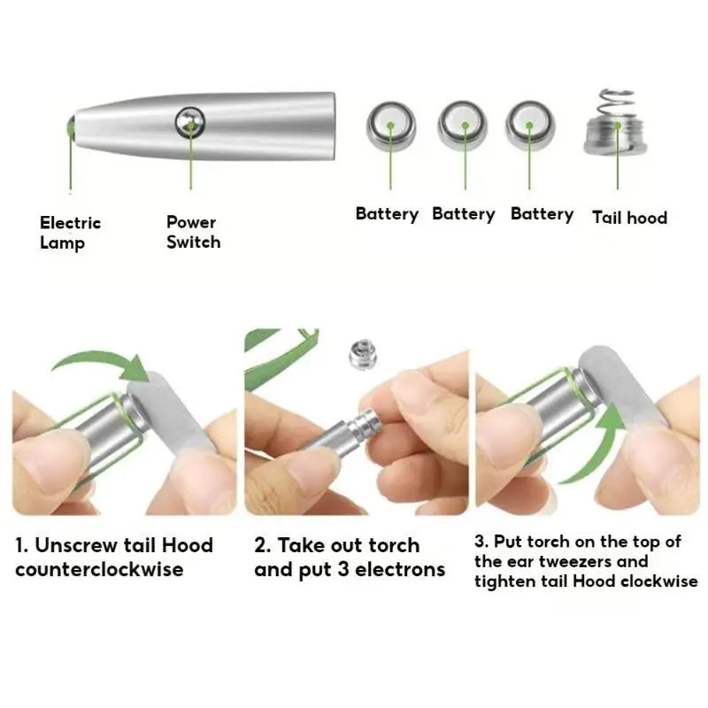 Smart Visual Ear Pick Otoscope Borescope 720P HD LED Wax Removal Qme