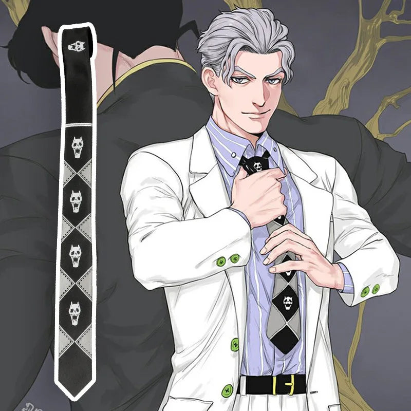 Anime Catoon Jojo Tie Halloween Cosplay Costume Accessories KILLER Qme