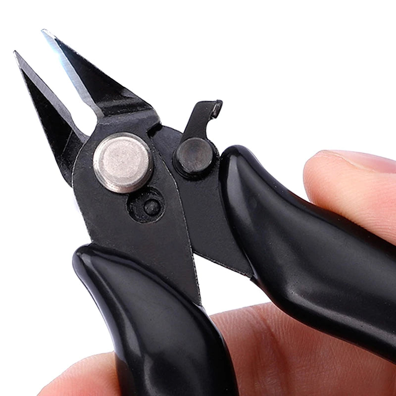 3.5 Inch Diagonal Mini Plier Wire Cutters Electronic Wire Cable Cutter Hand Tool. Qme
