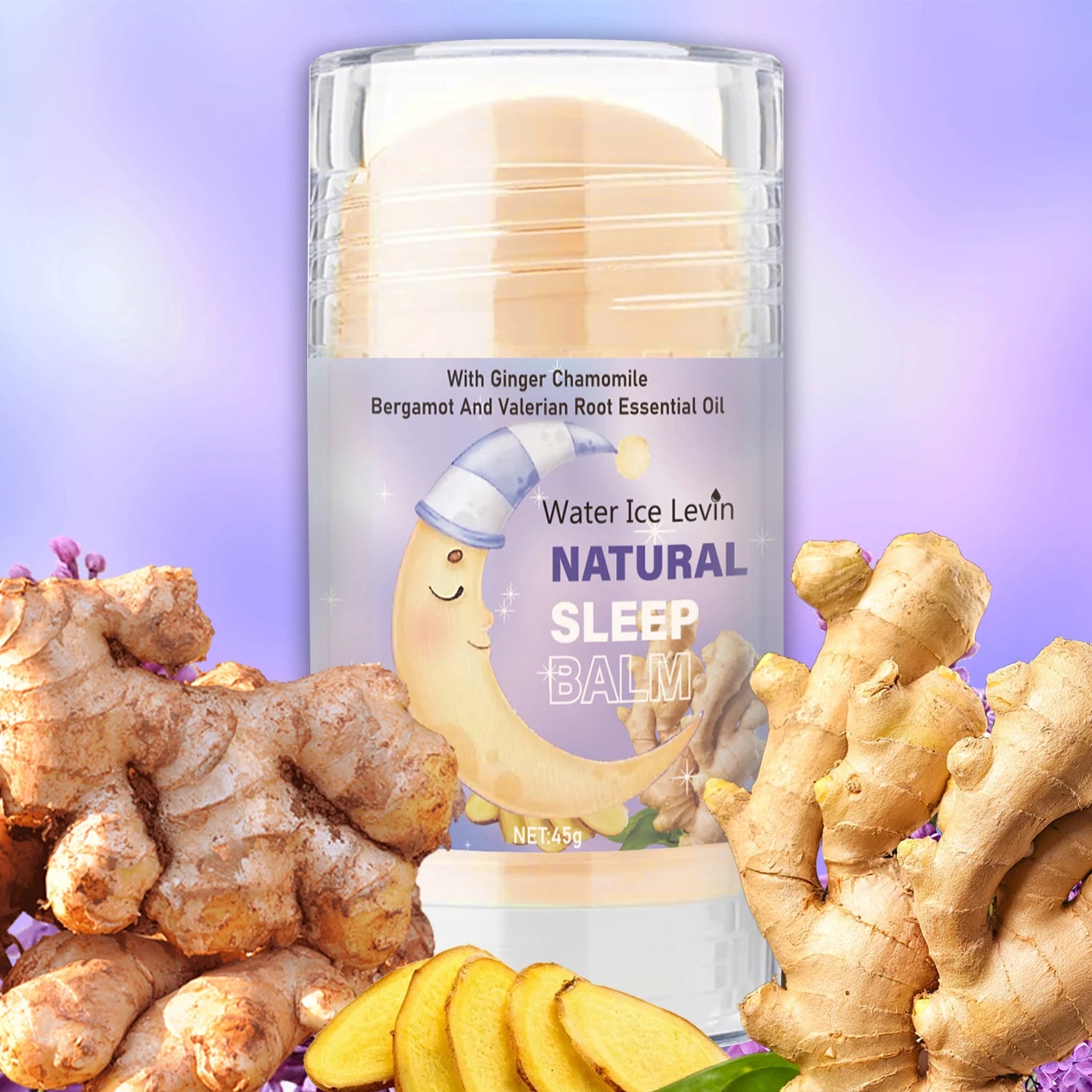 Sleeping Care, Night-Time Skin Care Cream, Comfortable Floral Fragrance, Deep Hydration, Long-Lasting, Fresh and Non-Greasy, 45g Qme