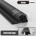 1.1M TPE Windproof Windows Seal Strip Water Retaining Strips Heat Cold-resistant Sliding Window Weather Strip Easy Installation Qme Internal Window-56mm 1.1M