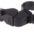 Black Plastic Pealess Finger Grip Sports Skate Football Referee Mouth Qme one size