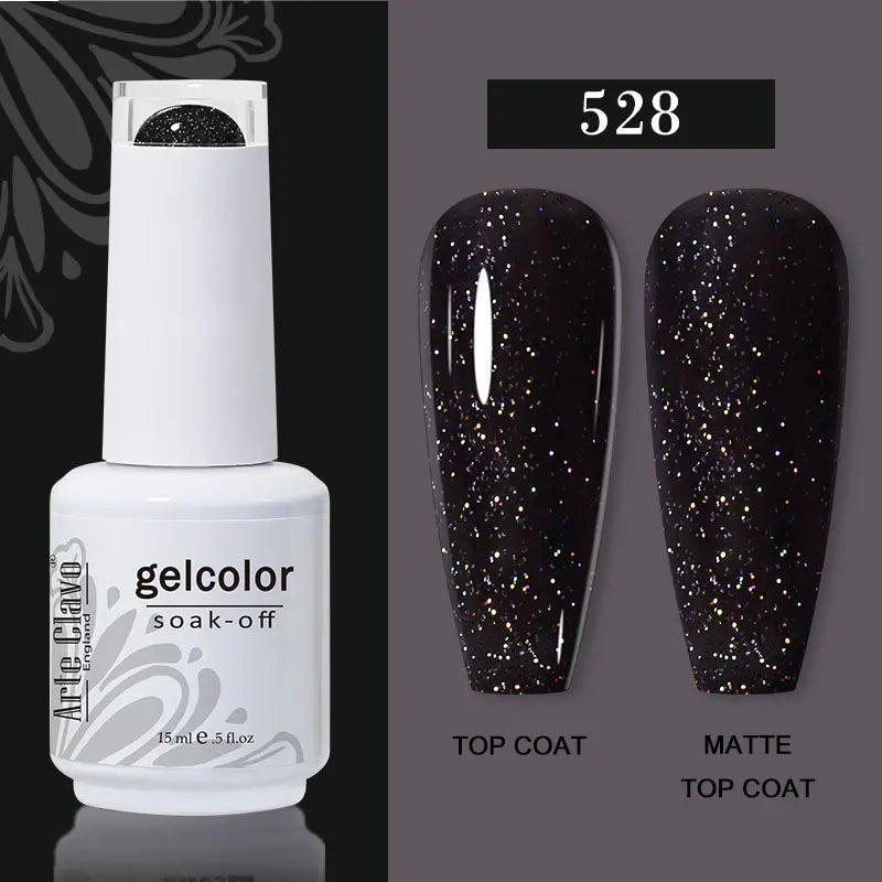 Arte Clavo15ml Gel Nail Polish Burgundy Red Brown Chocolate Art Soak