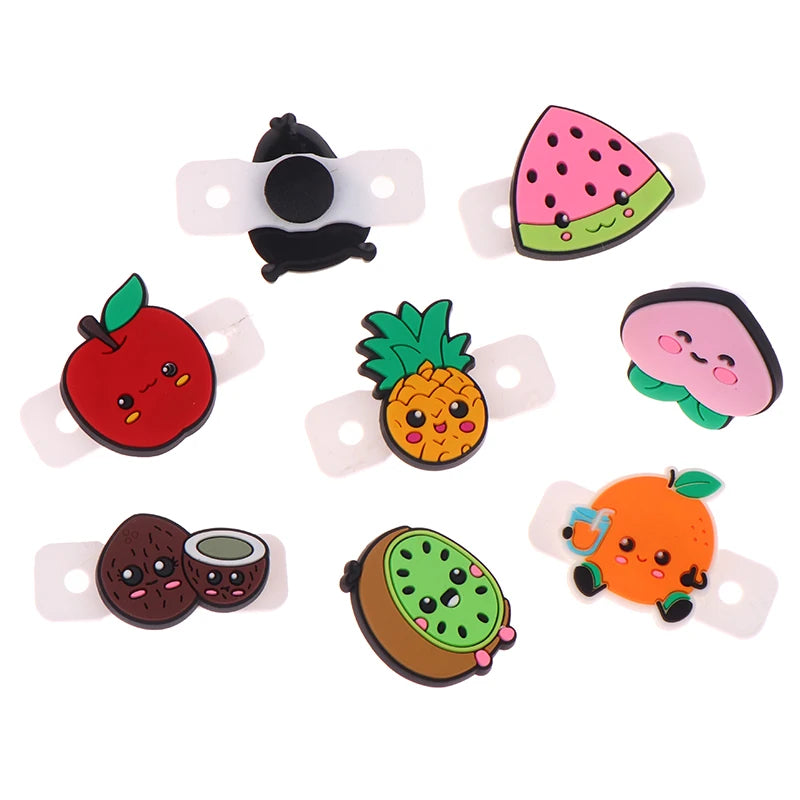 Lot Tennis Vibration Dampeners Accessories Cartoon Fruit Shape Racket Qme